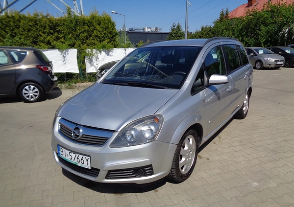 Opel Zafira cena 15900 przebieg: 108000, rok produkcji 2007 z Sompolno małe 137